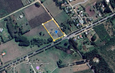 GRAN ESQUINA SOBRE RUTA A PASOS DE GRANJA ARENAS.