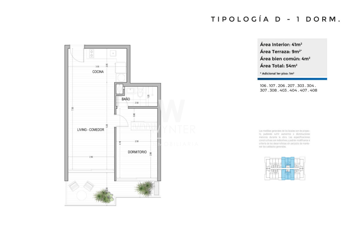 T. D 1 dormi dimensiones