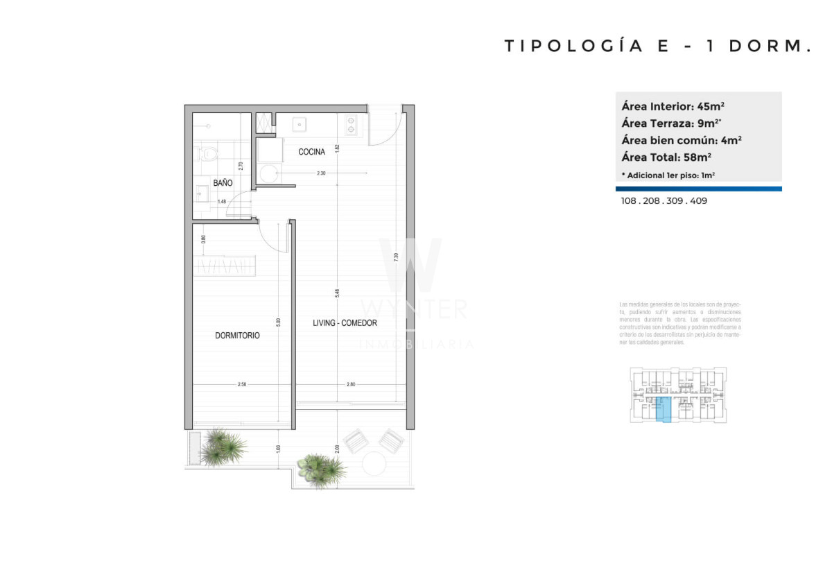 T. E 1 dormi dimensiones