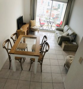 Alquiler de  apartamento de un dormitorio y medio en Punta del Este