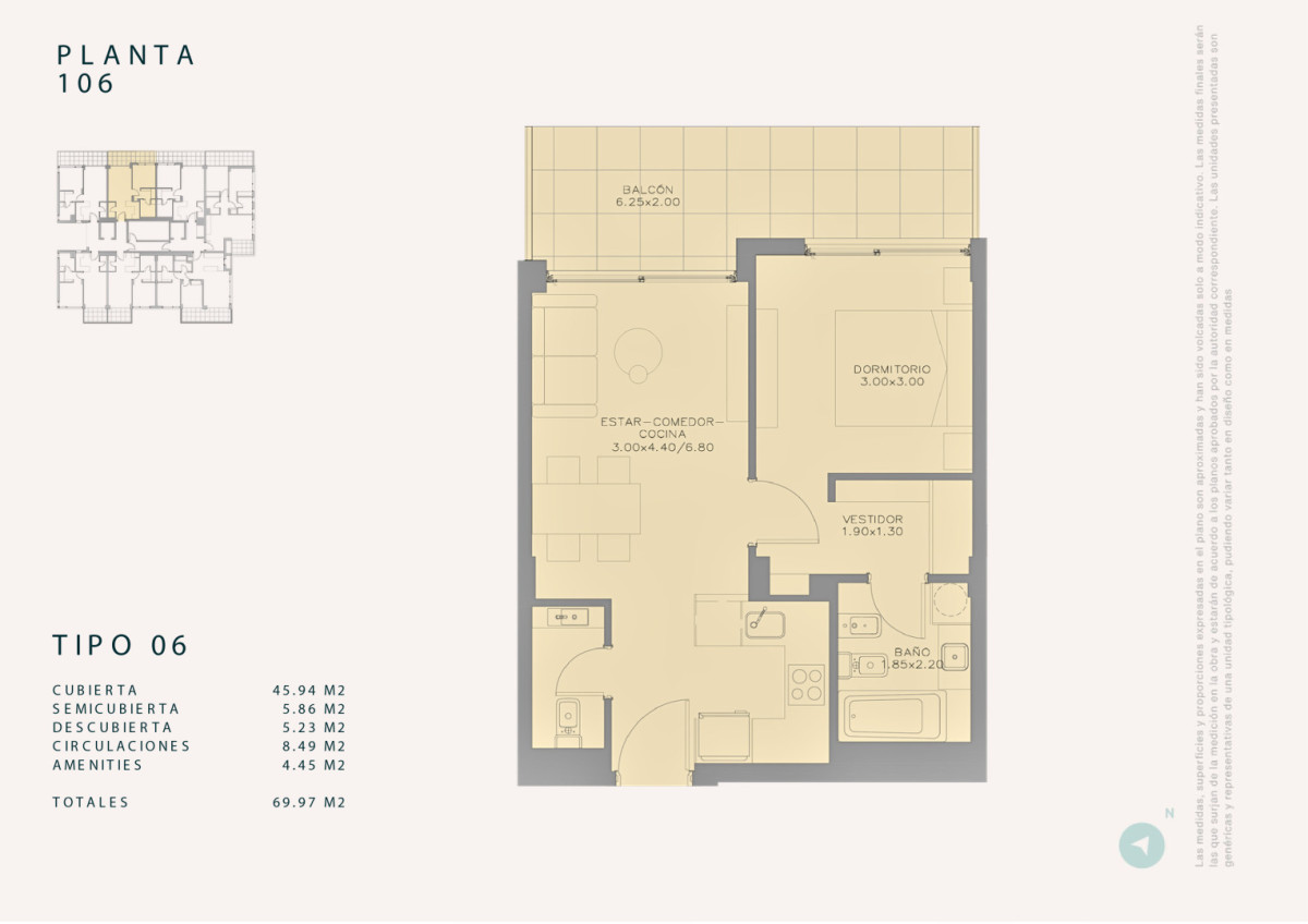 Venta en Obra. Peninsula de Punta del Este. Apartamento 1 dorm con garaje