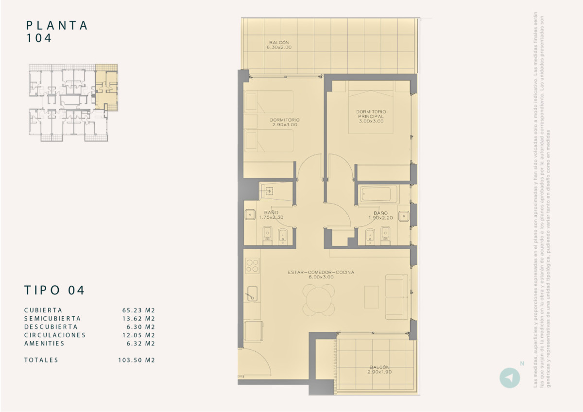 Venta en Obra. Peninsula de Punta del Este. Apartamento 2 dorm con garaje