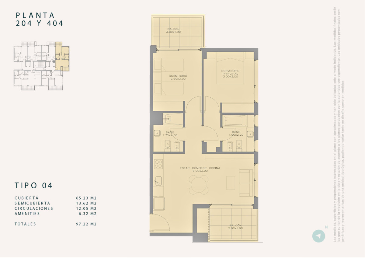 Venta en Obra. Peninsula de Punta del Este. Apartamento 2 dorm con garaje