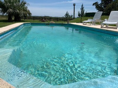 Alquiler temporario de chacra con piscina en zona Los Ceibos