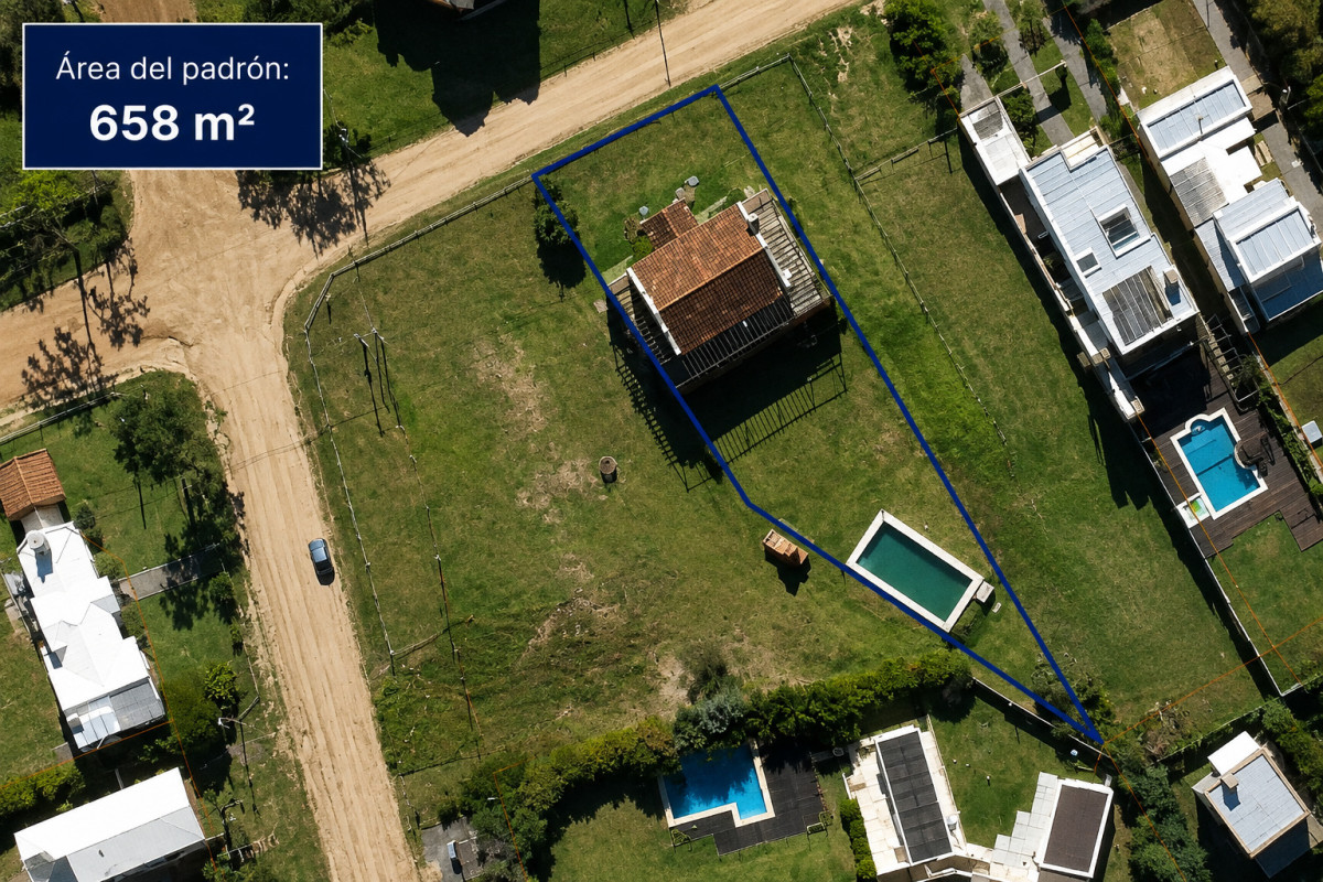 Propiedad + 1.971 m² de terreno con proyecto de desarrollo en Montoya, La Barra
