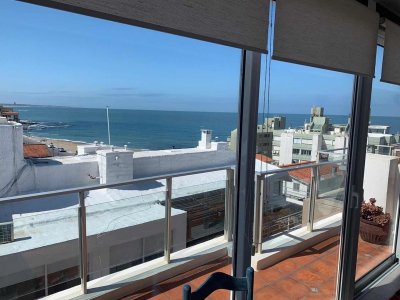 Vendo Apto, 3 Dorm, Parrillero,  Vista Al Mar Ref 1496