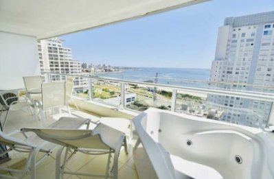 Venta Apto Mansa Punta Piso alto 2D y Amenities premium 