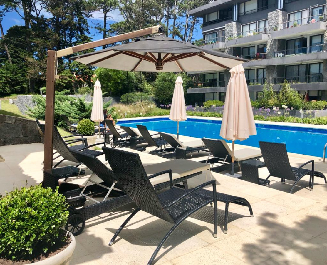 Venta Apto Brava Punta 2D Tza con Parrillero y Amenities 