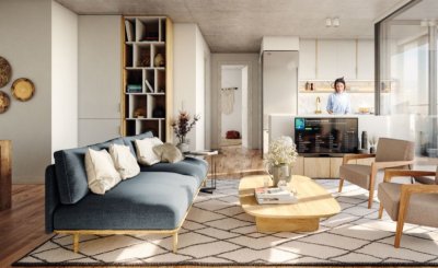 Venta Aguada 1D Terraza  Amenities Ed.01 Libertador a estrenar