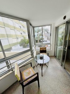 Apartamento de 1 dormitorio en primera línea de playa mansa 