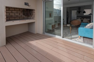 Venta apartamento 1 dormitorio a estrenar Centro terraza amplia parrillero amueblado