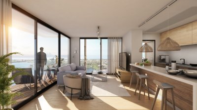 venta apartamento 3 dormitorios piso 16 duplex pozo parque miramar