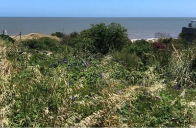 En Atlántida, terreno frente por frente al Mar con bajada propia a la playa