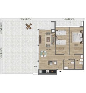 Apartamento 2 dormitorios en primera linea, Punta del Este