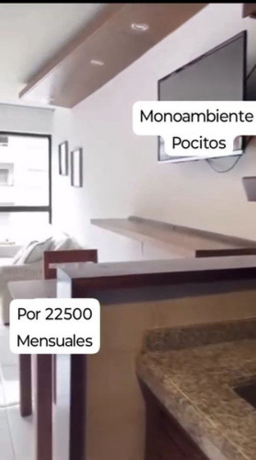 Alquiler Monoambiente Amoblado En Pocitos