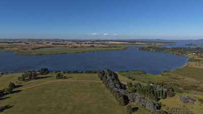 Chacra de 6 has en venta en Laguna de los Cisnes con construcción