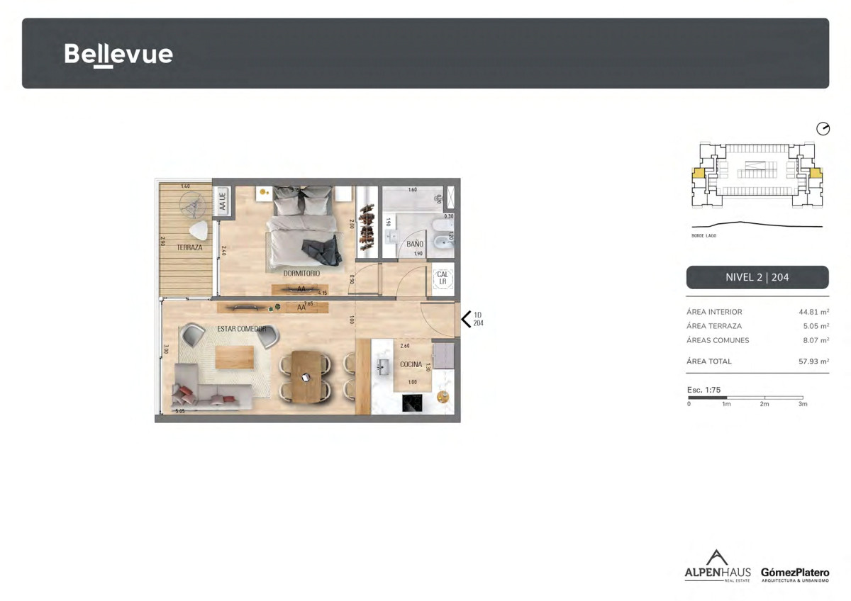 Venta apartamento 1 dormitorio en construcción en Carrasco