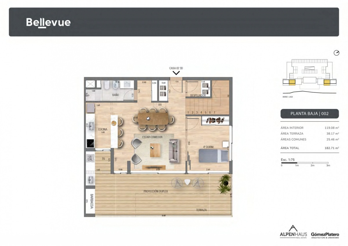 Venta duplex 4 dormitorios en construcción en Carrasco