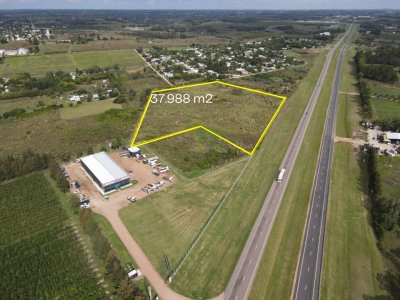 Terreno en venta 37.988 m2 suburbanos sobre ruta 5, logisticos.