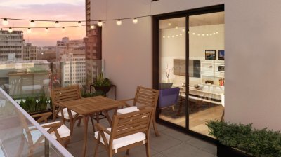 Venta 1 Dormitorio a Estrenar semi equipado La Blanqueada Montevideo