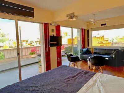 Alquiler Monoambiente Penthouse Amoblado Pocitos Montevideo