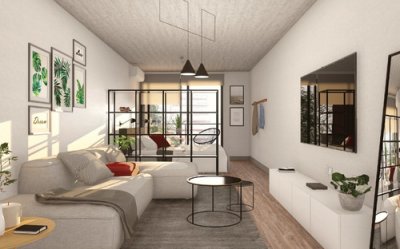 Venta Monoambiente De Gran Tamaño En Pocitos! Edificio Bull