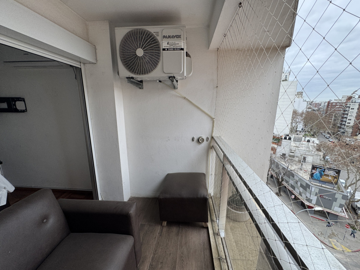 Alquiler Monoambiente Totalmente Amoblado Pocitos Montevideo 
