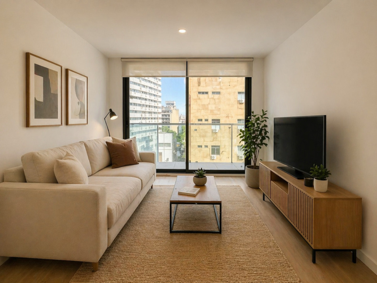 Venta Apartamento 1 Dormitorio con Patio a Estrenar Centro Montevideo