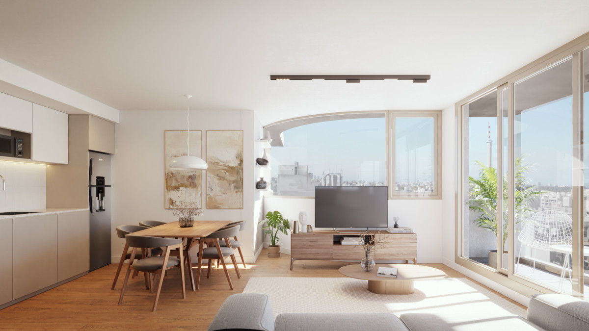 Venta Apartamento Monoambiente en construcción Cordon Sur Montevideo