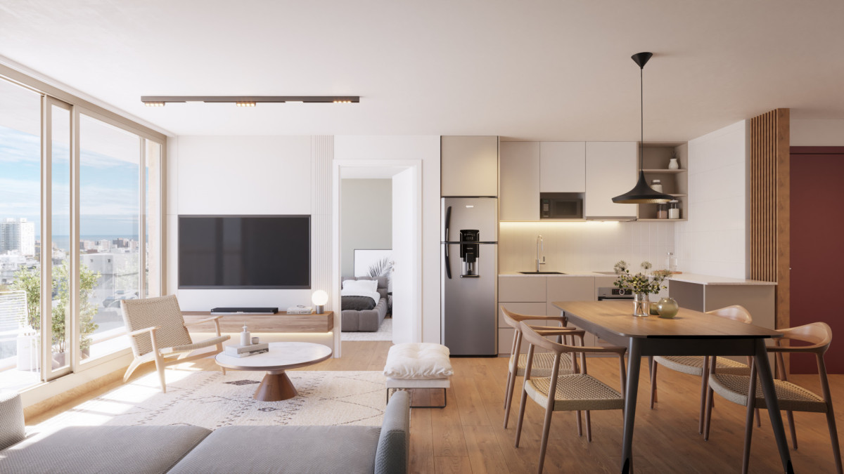 Venta Apartamento 1 Dormitorio en pozo Cordon Sur Montevideo