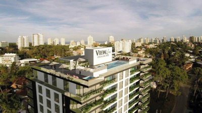 Cómodo Apartamento de Dormitorio y medio en Torre Premiun a metros de Punta Shopping