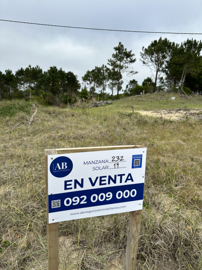 EN VENTA Solar 19 Manzana 232 - Punta del Diablo