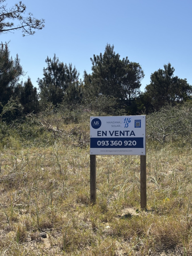 En venta solar en  punta del diablo a 1000m del mar