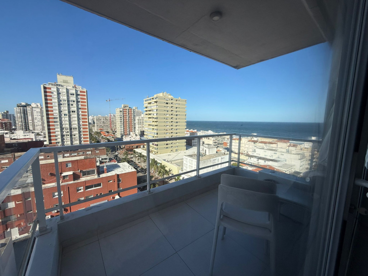 Apartamento funcional, dos dormitorios con buena vista y excelentes amenities