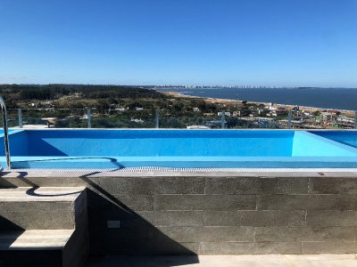 Apartamento con piscina en alquiler  - Punta Ballena