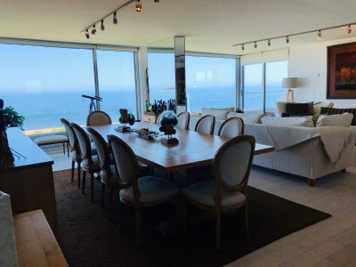 Lumiere apartamento en venta unificado gran planta con parrilla propia y vista al mar. - Playa Mansa