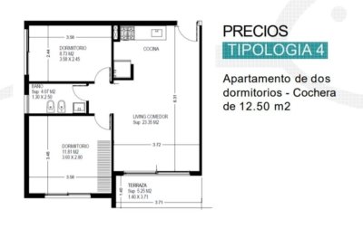 Apartamento 2 dormitorio Maldonado punta del este