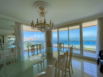 VENDO APARTAMENTO 4 DORMITORIOS PUNTA DEL ESTE MANSA PRIMERA LINEA