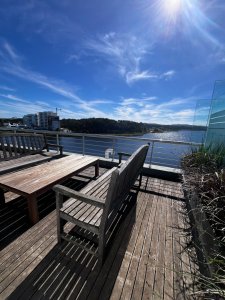 Venta de apartamento 3 dormitorios penthouse en primera linea playa mansa con vista a la laguna del diario y al mar en Punta del este