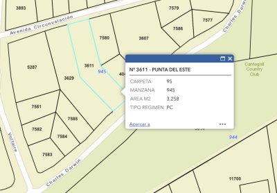 Amplios Terrenos en venta en zona Barrio Golf, Punta del Este