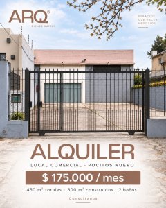 Alquiler de amplio local de 450 m² en Pocitos Nuevo.