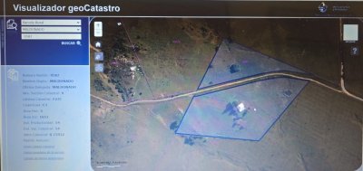 chacra próxima a pueblo Edén