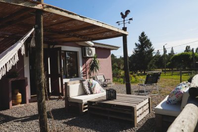 HERMOSA CASA CAMPESTRE TOTALMENTE AMOBLADA - CHACRA LA SOÑADA 