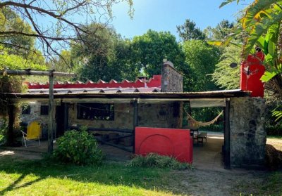 OPORTUNIDAD DOS PADRONES - Casa amoblada de casi 1 hectárea con árboles frutales + terreno lindero de 20X50 con Arboles milenarios