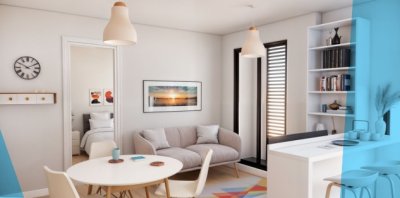 VENTA APARTAMENTO A ESTRENAR 1 DORMITORIO CON TERRAZA EN CORDON