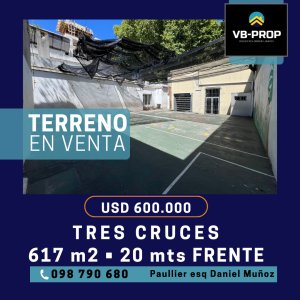 Venta terreno casa tres cruces OPORTUNIDAD 