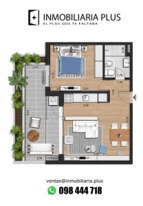 Apartamento De 1 Dormitorio Financiado Sin interés A Estrenar Con Todos Los Servicios En La Zona De Tres Cruces