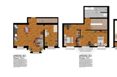 Apartamento en Venta de 3 Dormitorios en 2 Plantas en el Centro de Montevideo con barbacoa y depósito a pasos de la Rambla y Av. 18