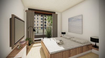 Venta de apartamento de 1 dormitorio en Av. Uruguay 