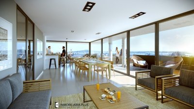 Alquiler De Apartamento En El Centro Con Todos Los Servicios Frente A La Bahía De Montevideo P